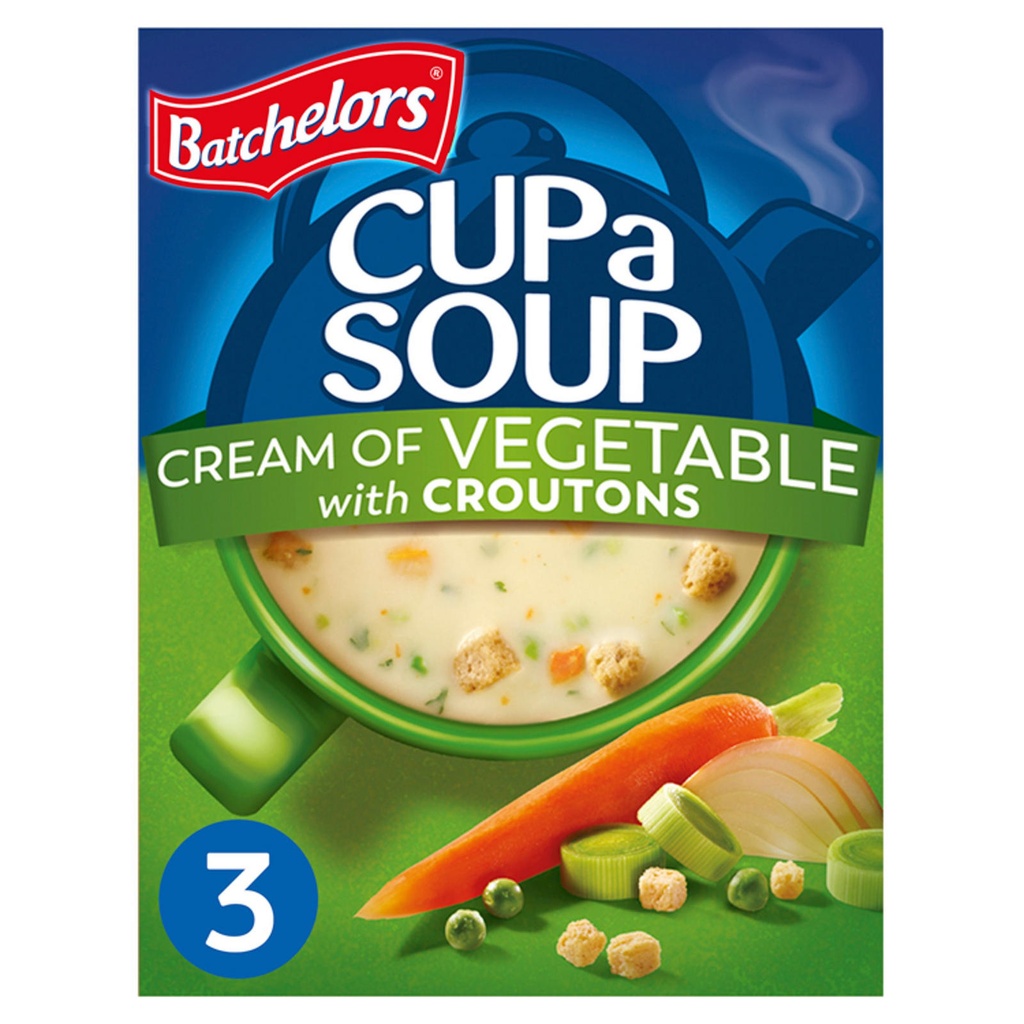 Batchelors Cup a Soup Cream of Veg 3 Sachets