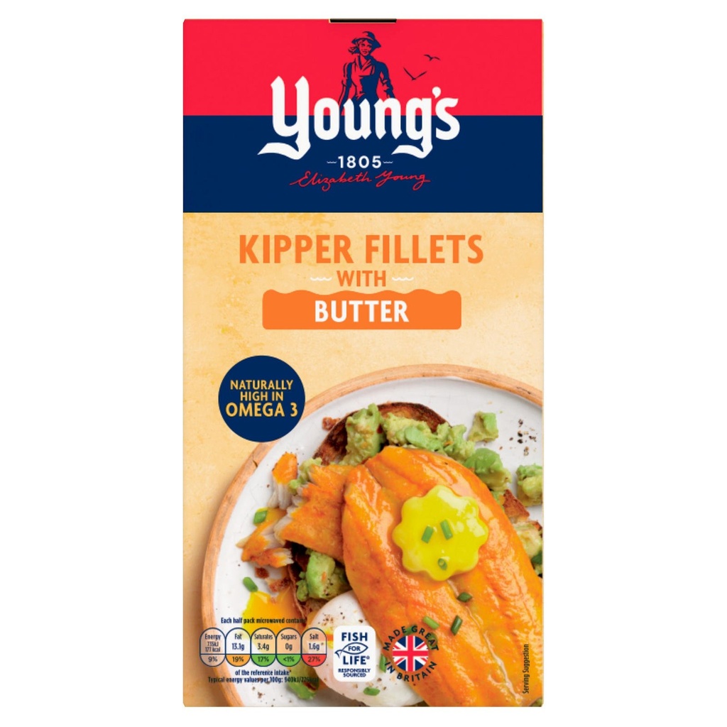 [YOUNG-KIP] Youngs Kipper Fillets with Butter 170g