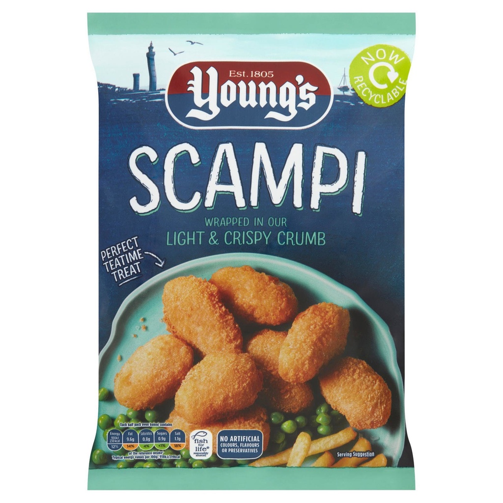 [9212] Youngs Scampi 220g