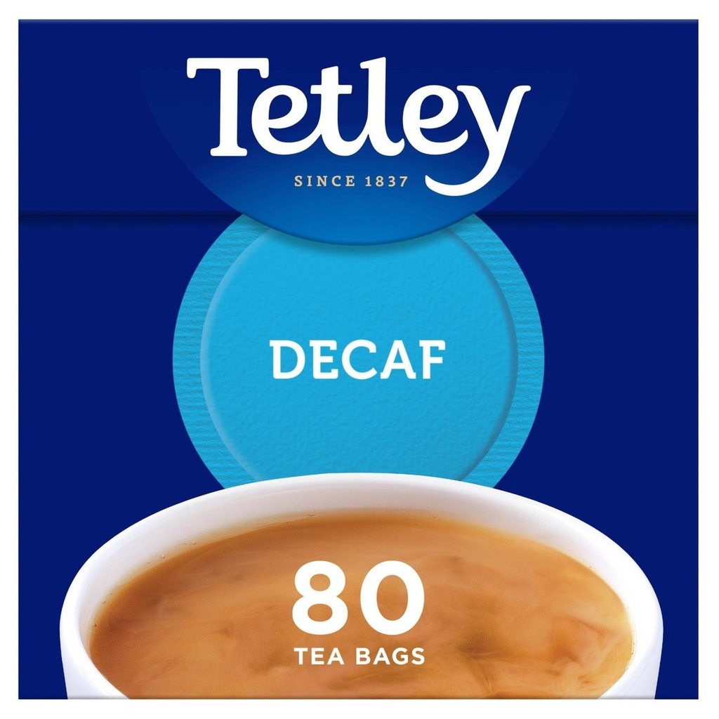 [127102] Tetley Decaf Tea Bags 80's