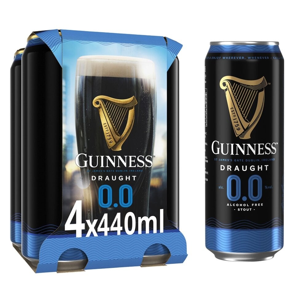 [124724] Guinness Draught 0.0% 4 Pack 440ml