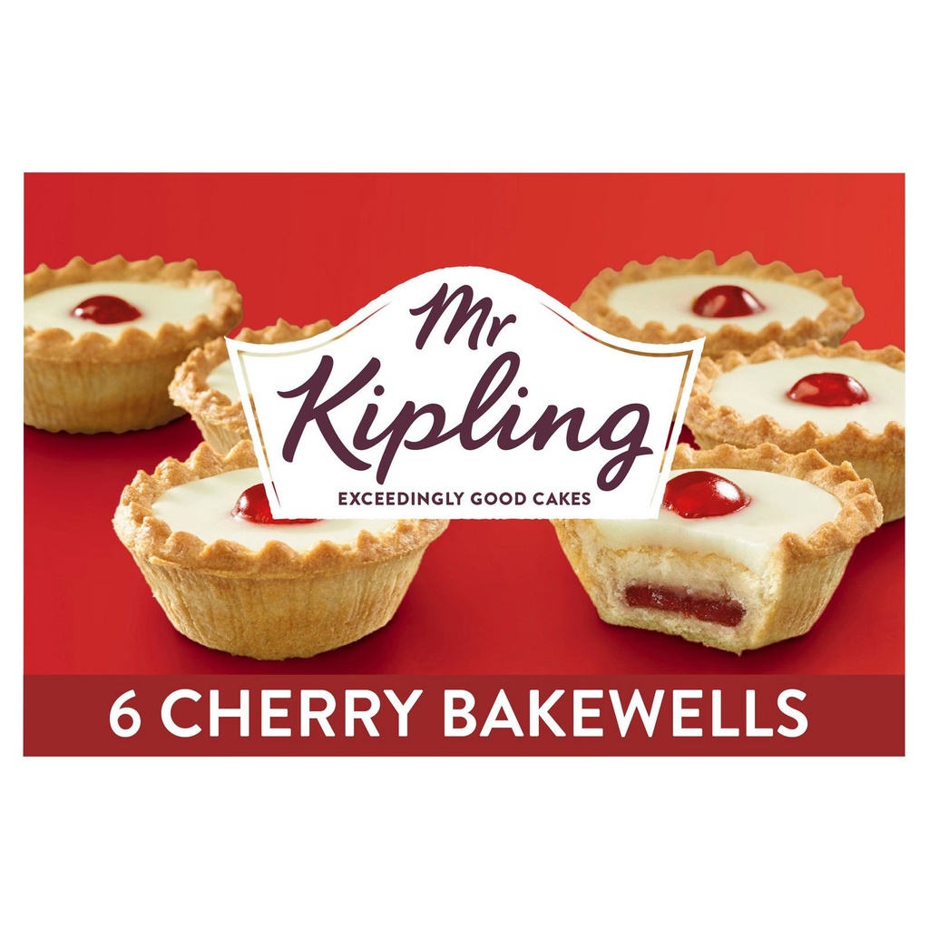 [7327] Mr Kipling 6 Cherry Bakewells