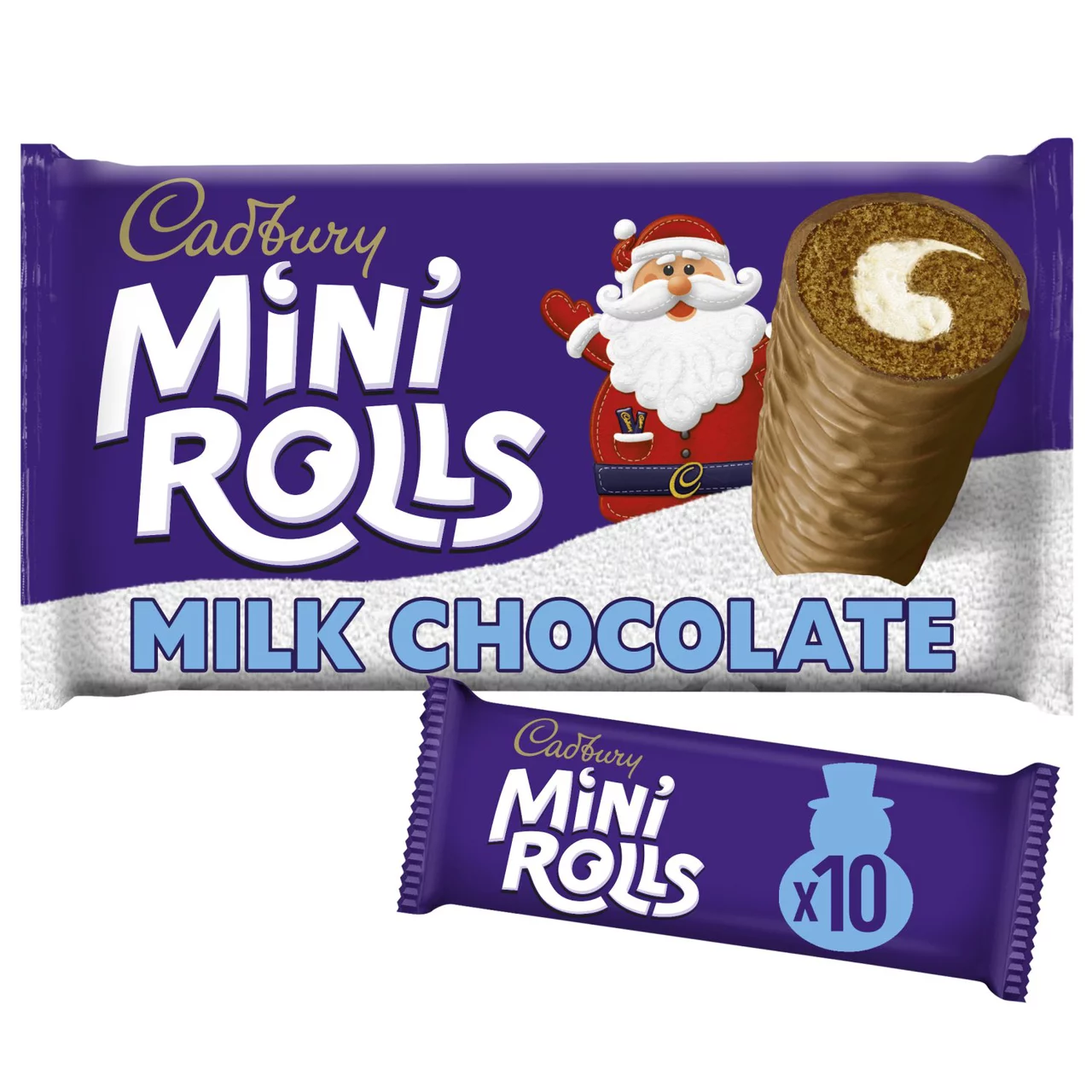 [115629] Cadbury Chocolate Mini Rolls 10Pk
