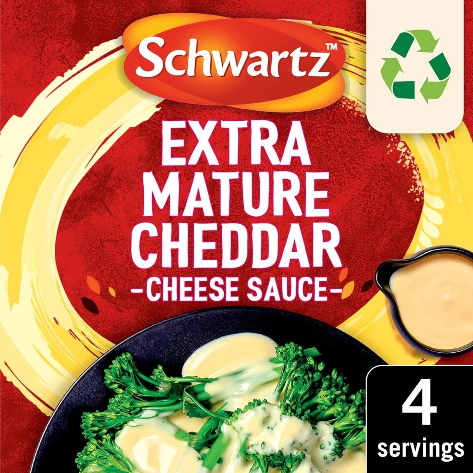 [1047151] Schwartz Extra Mature Cheddar Cheese Sauce 30g