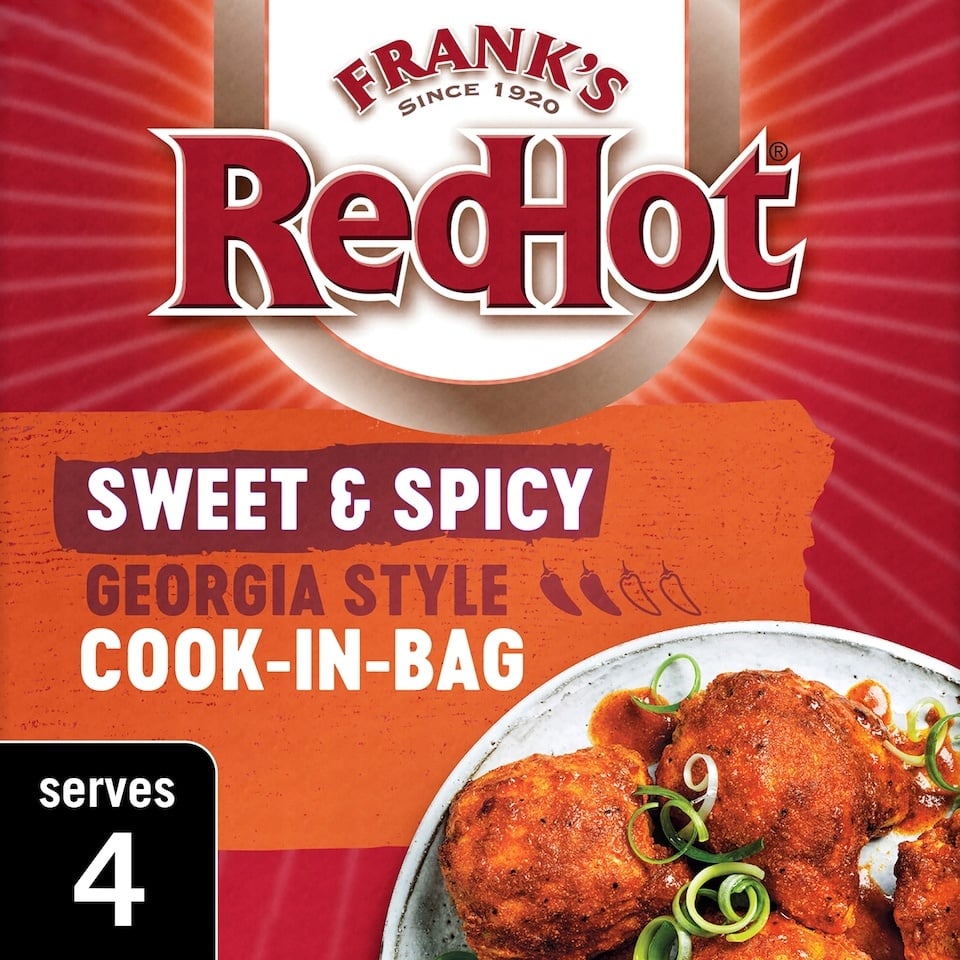 Franks Sweet & Spicy Georgia Style Cook in Bag 25g