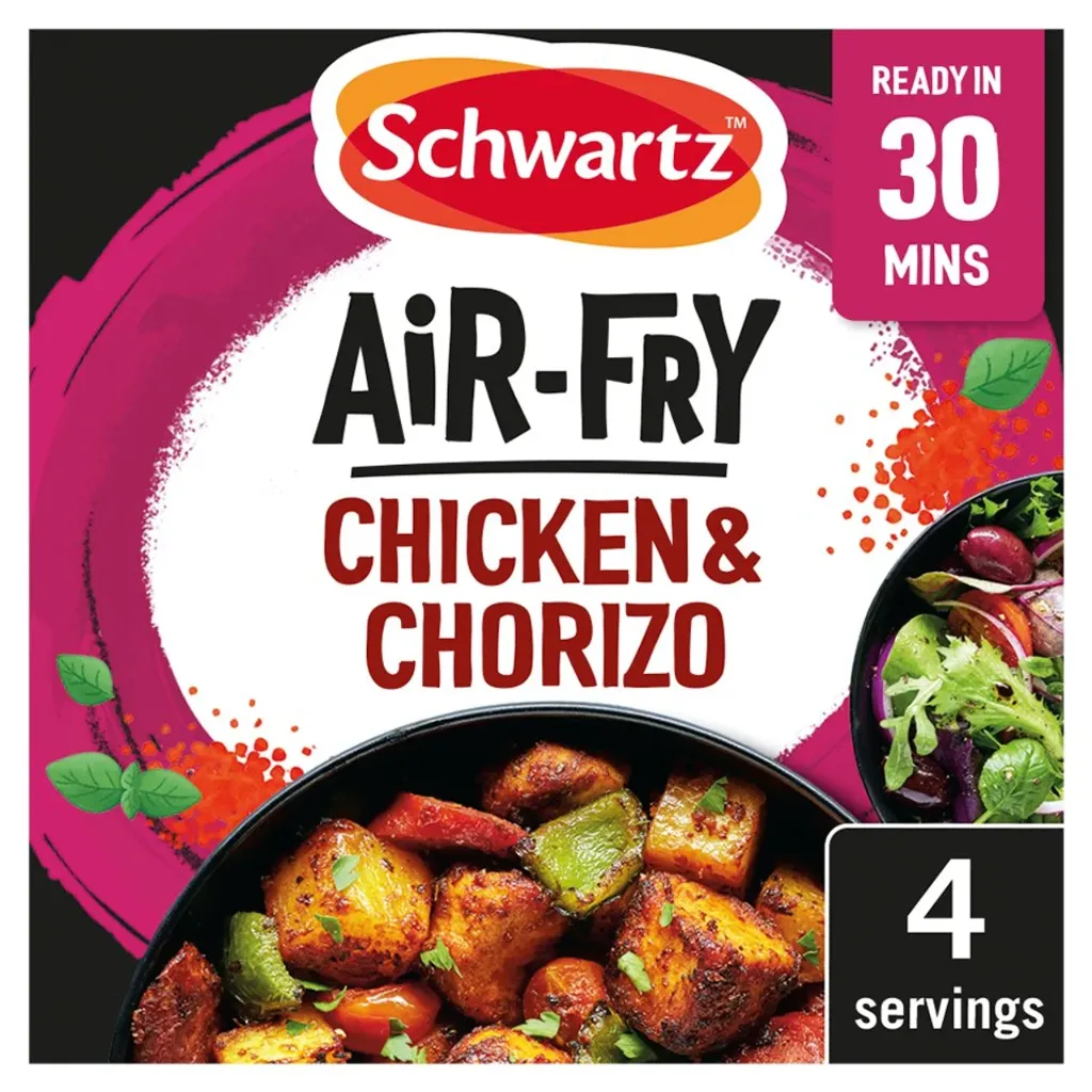 Schwartz Air Fryer Chicken & Chorizo Recipe Mix 30g