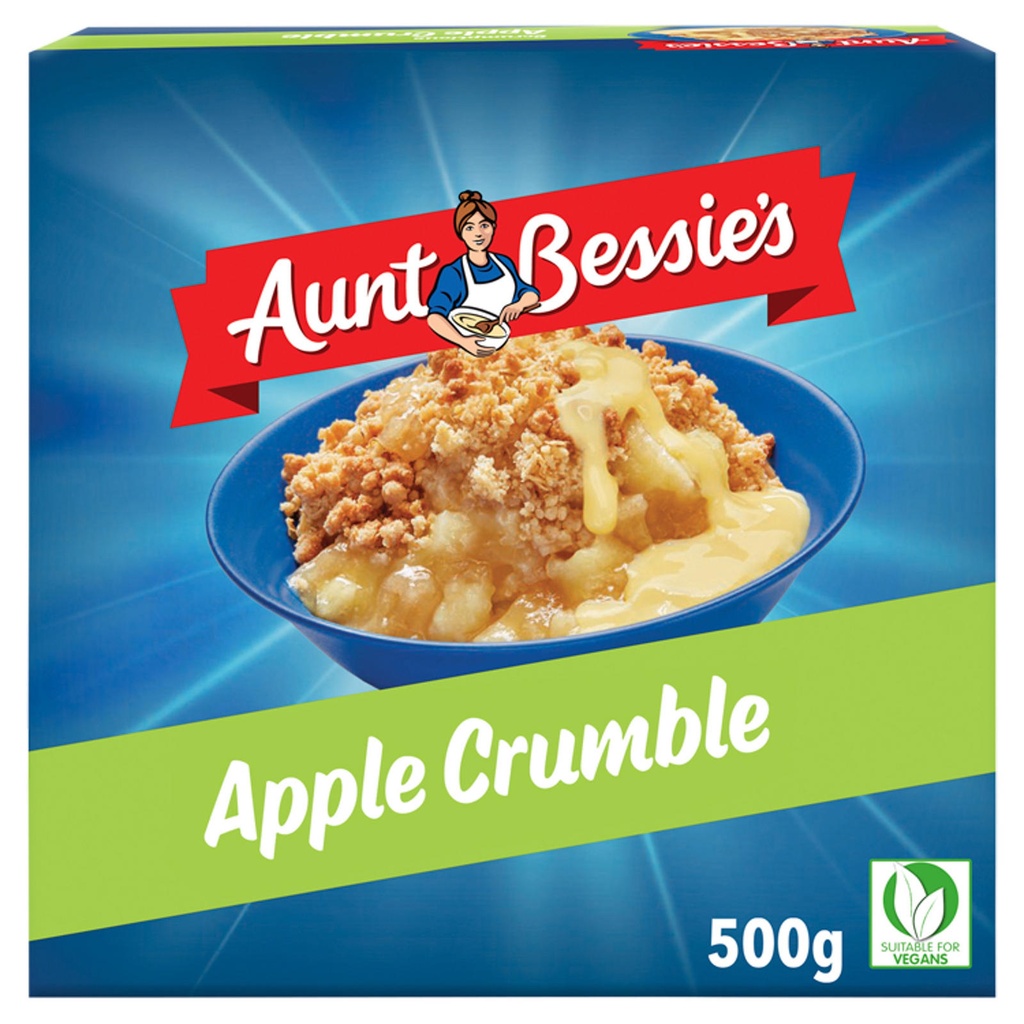 [55062] Aunt Bessies Apple Crumble 500g