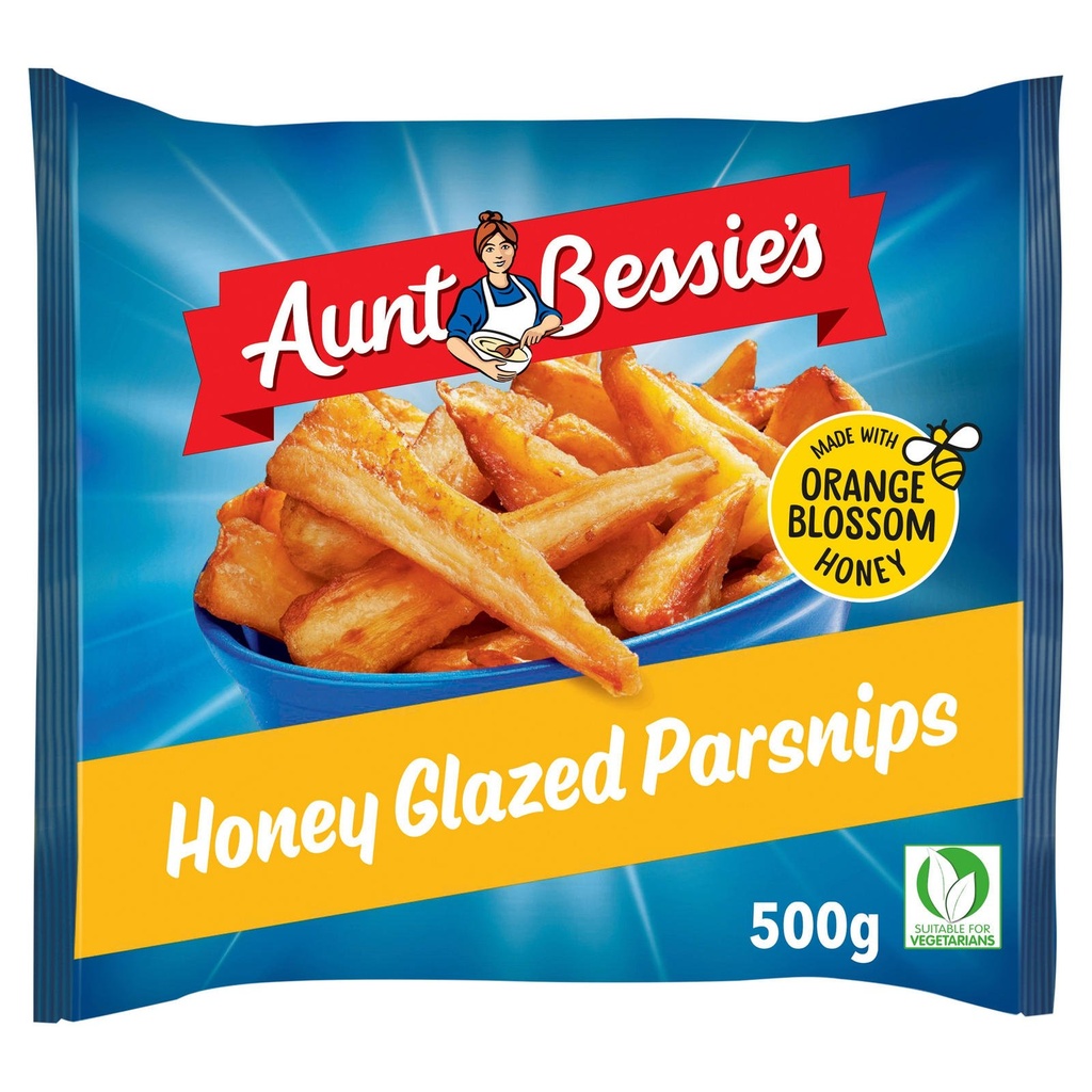 Aunt Bessies Honey Glazed Parsnips 500g