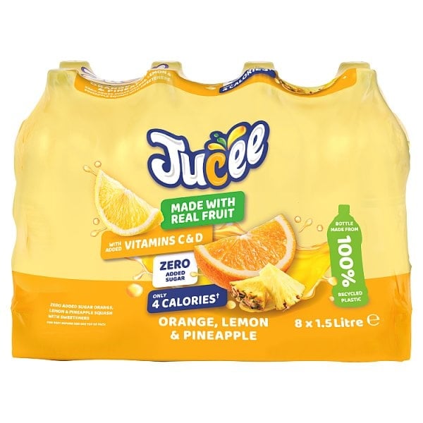 [124397] Jucee NAS Orange, Lemon & Pineapple Squash 1.5L