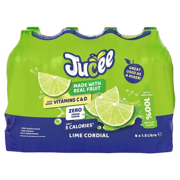 [124393] Jucee NAS Lime Cordial 1.5L