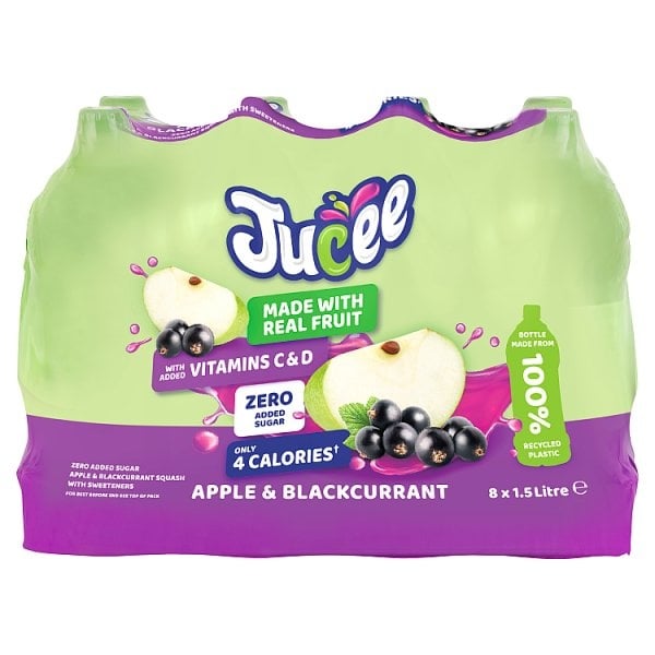 [124394] Jucee NAS Apple & Blackcurrant Squash 1.5L