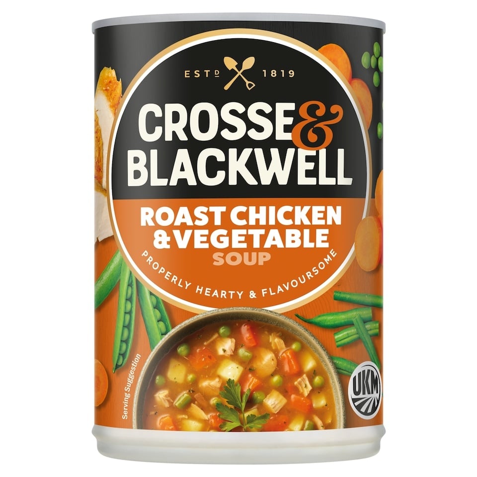 [128382] Crosse & Blackwell Roast Chicken & Vegetable Soup 400g