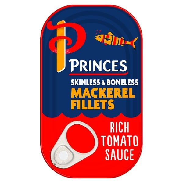 [798673 DNR] Princes Mackerel Fillets In Tomato Sauce 125g