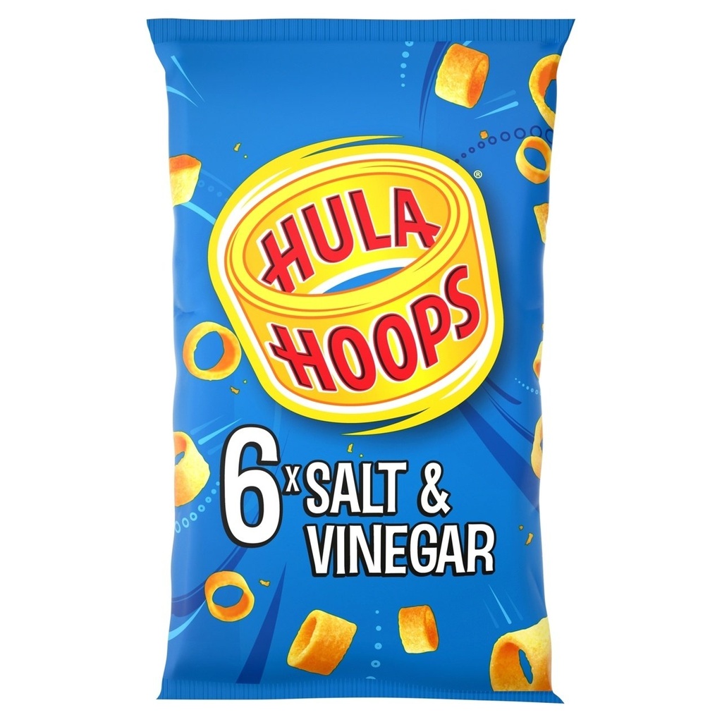 [103901] Hula Hoops Salt & Vinegar 6 x 24g