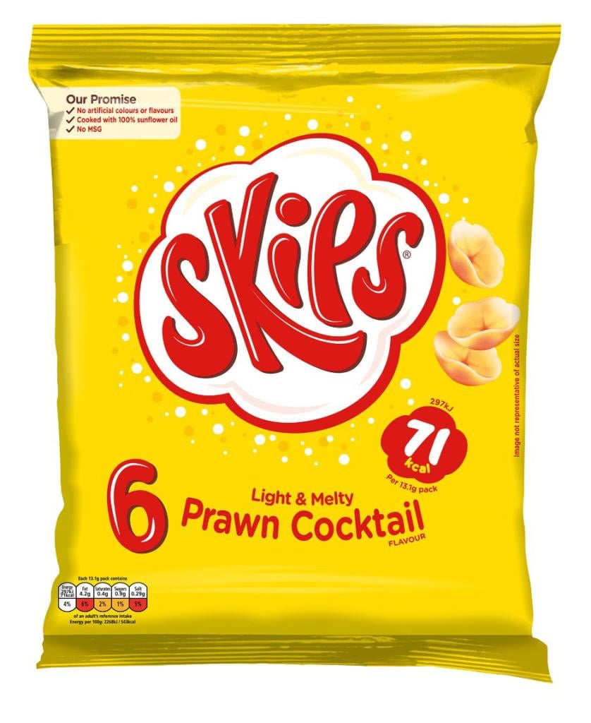 Skips Prawn Cocktail 6pk