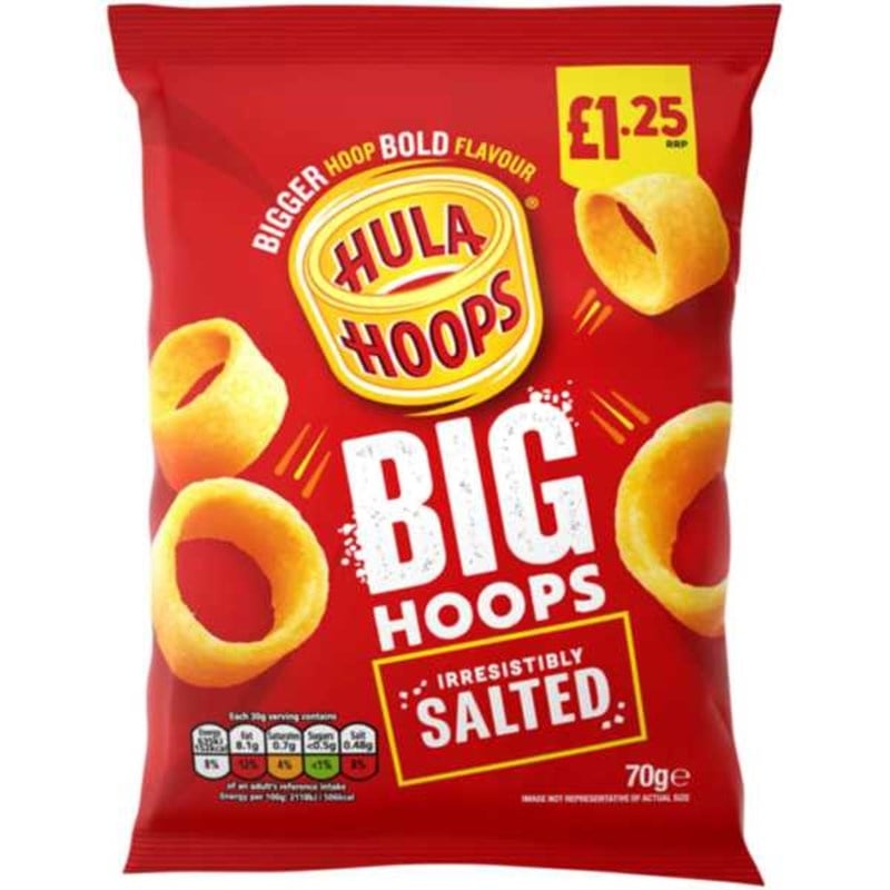 KP Big Hula Hoops Salted 70g