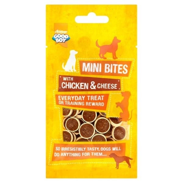[157570] Good Boy Mini Bites Chicken & Cheese 70g
