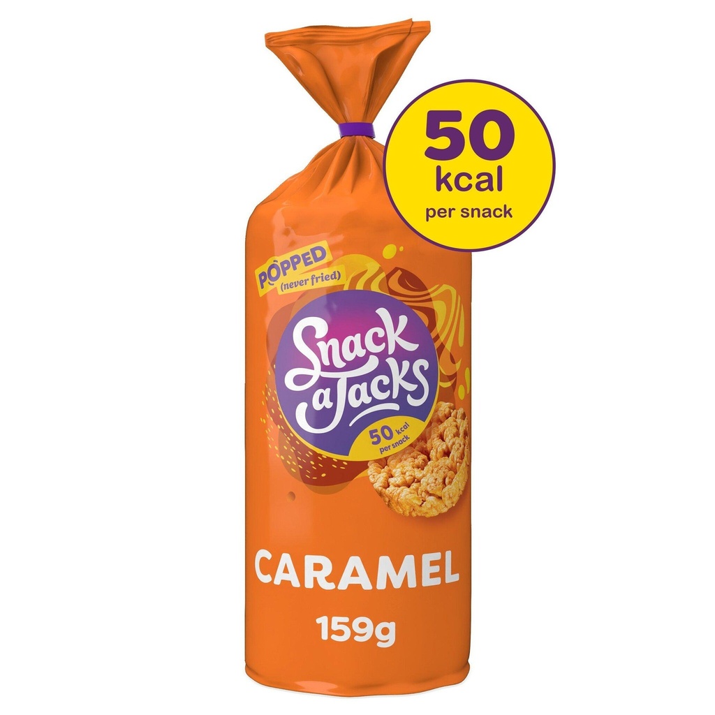 [717785] Snack a Jacks Jumbo Caramel 159g