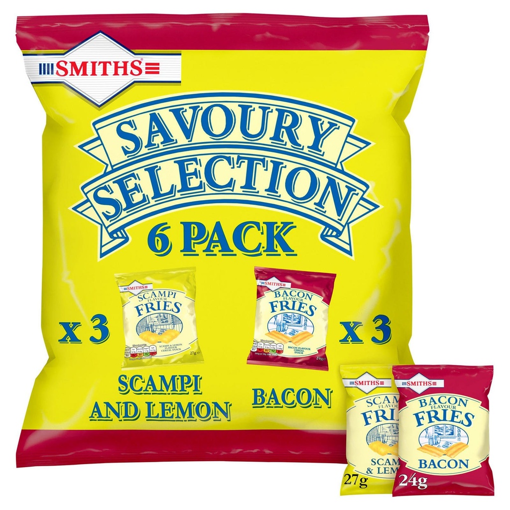 [101533] Smiths Savoury Selection Multipack 6 Pack