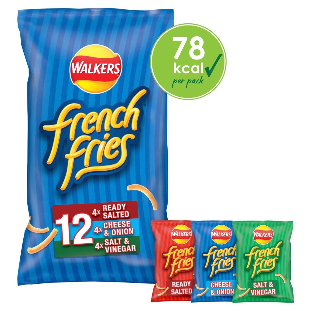 Walkers French Fries Variety 12 Pack