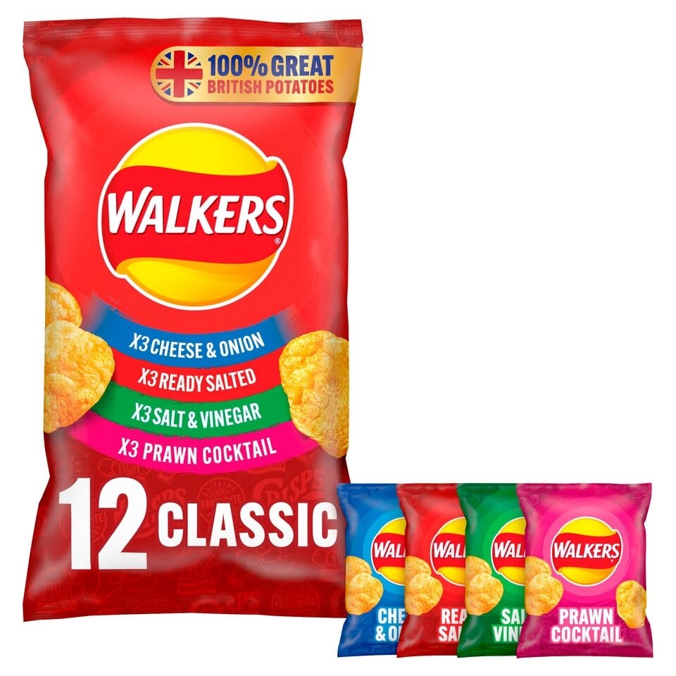 Walkers Variety Crisps 12pk