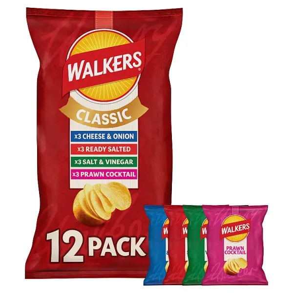 Walkers Variety Crisps 12pk