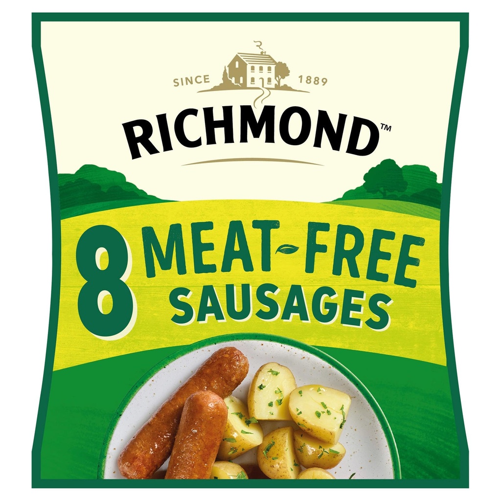 [113128676] Richmond 8 Meat-Free Tasty Sausages 304g