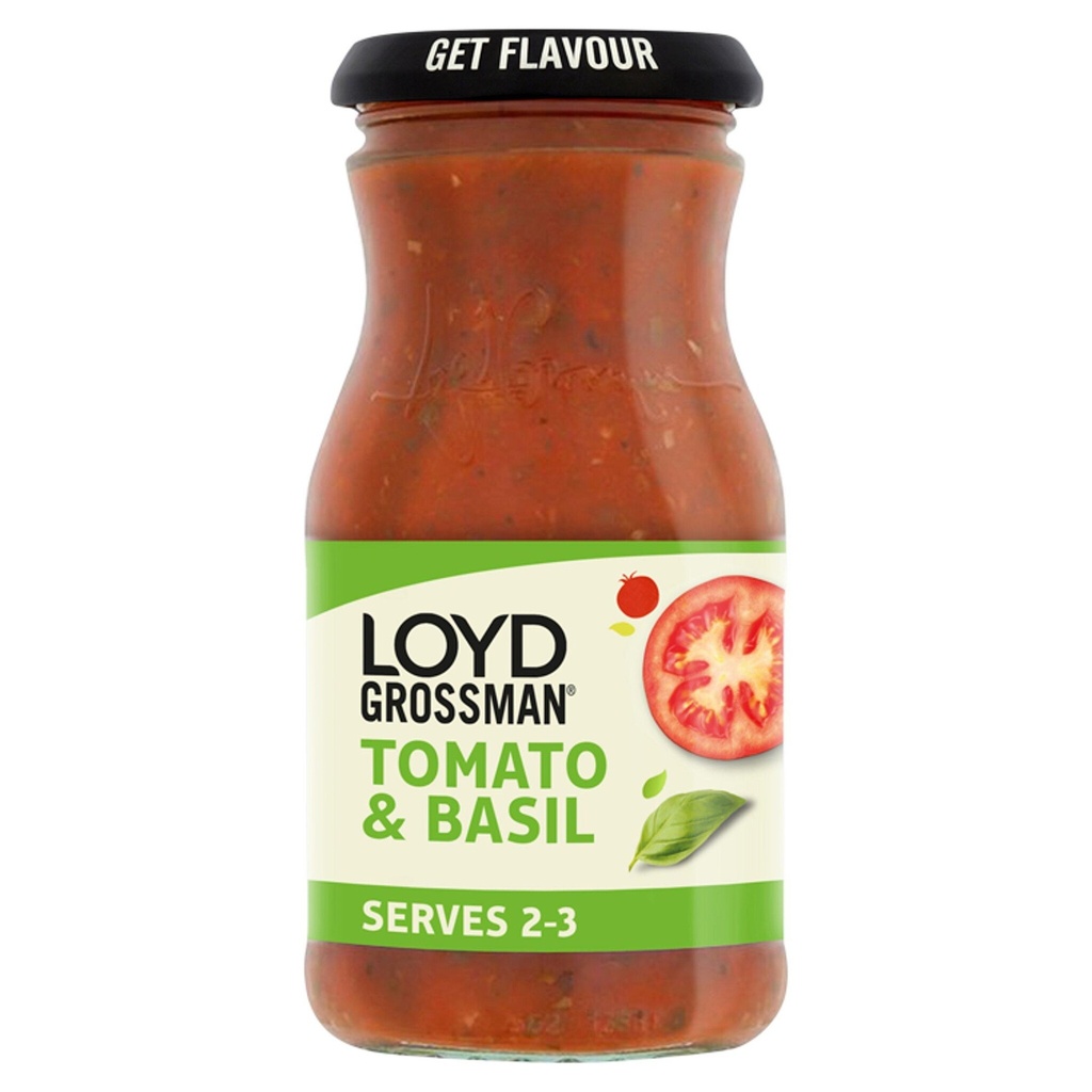 Loyd Grossman Tomato & Basil Sauce 350g