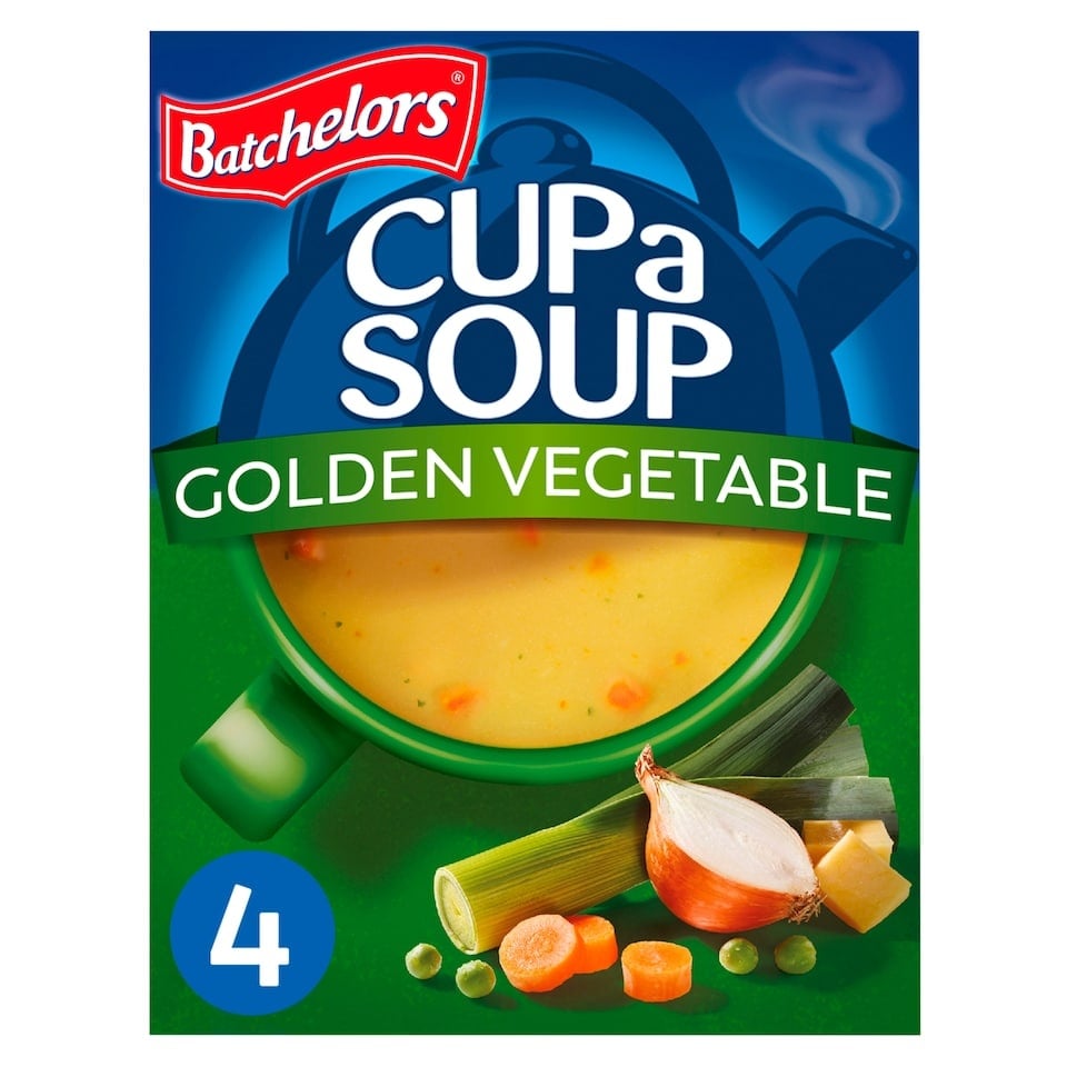 [183890] Batchelors Cup a Soup Golden Vegetable 4 Pack 82g