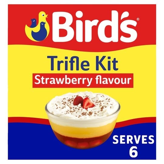 [117363] Birds Strawberry Flavour Trifle Kit 141g