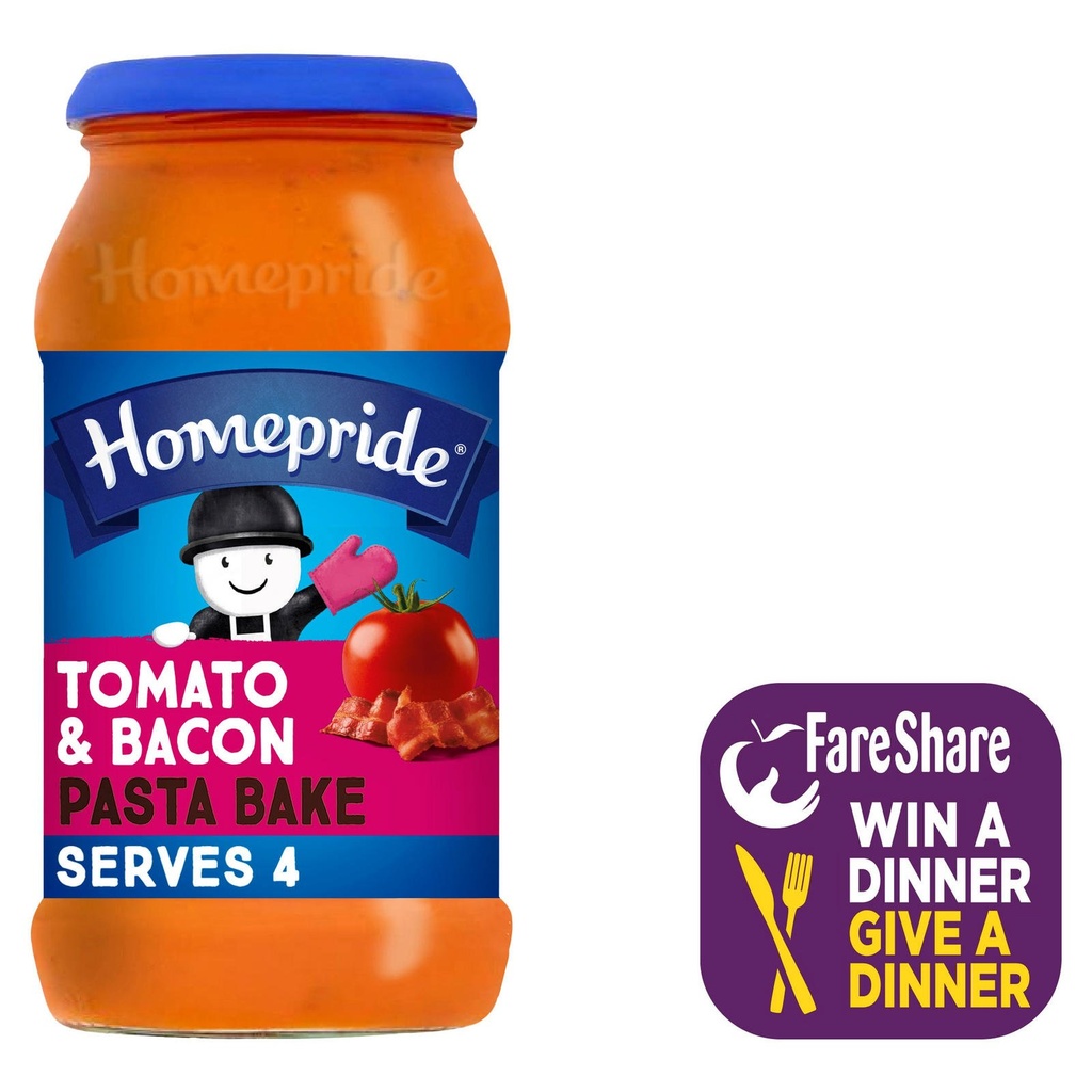 [50714] Homepride Pasta Bake Tomato & Bacon 485g