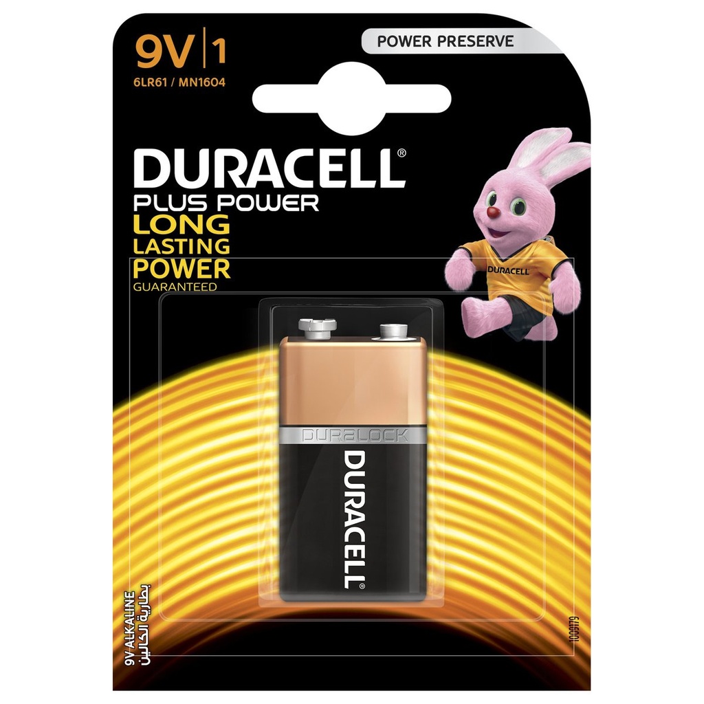 Duracell Plus 9v Battery