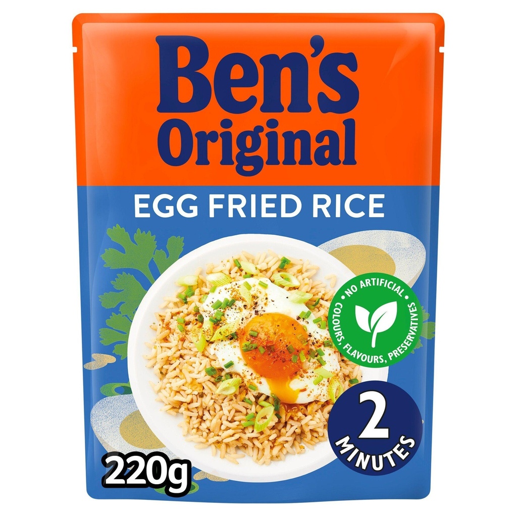 [117896] Bens Egg Fried Microwave Rice 220g