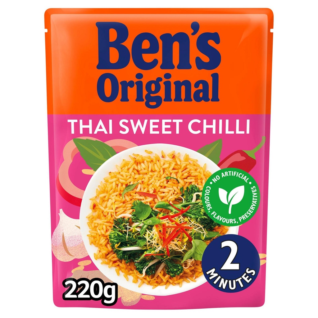 [100033] Bens Thai Sweet Chilli Microwave Rice 220g