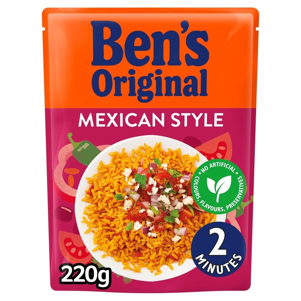[180034] Bens Mexican Style Microwave Rice 220g