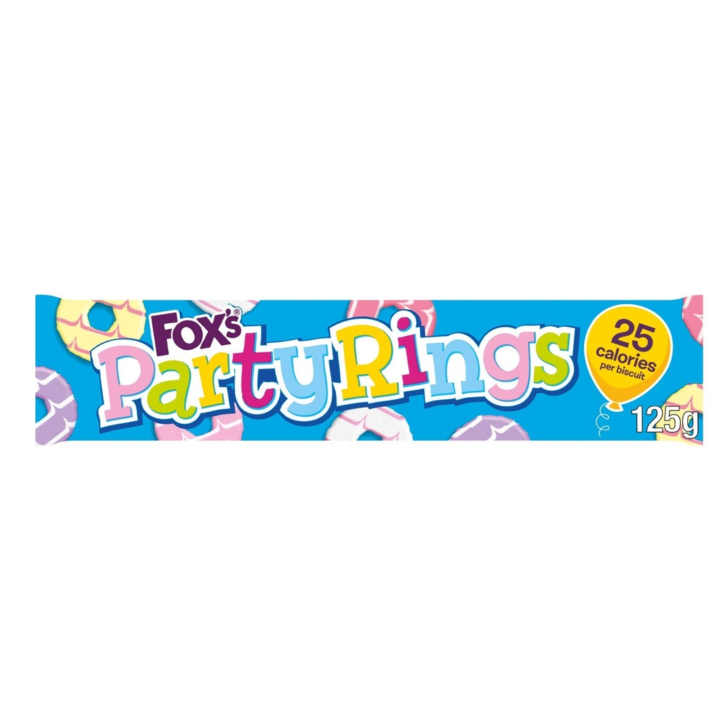 [101795] Foxs Party Rings 125g