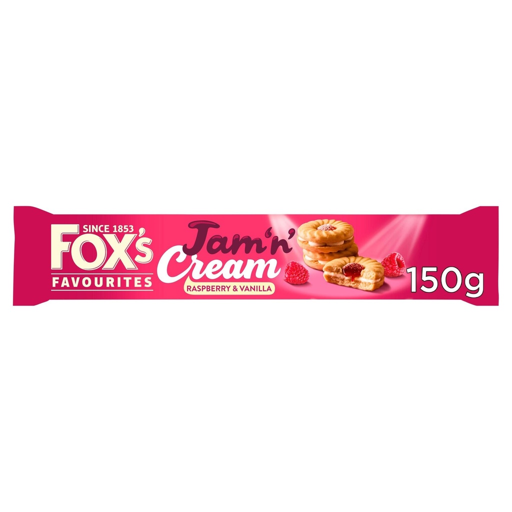 [101794] Foxs Jam & Creams Biscuits 150g