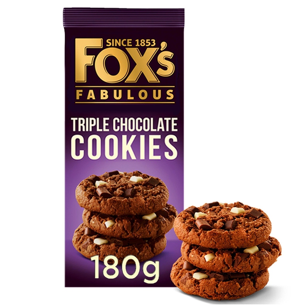 Foxs Triple Choc Chunkie Cookie 180g