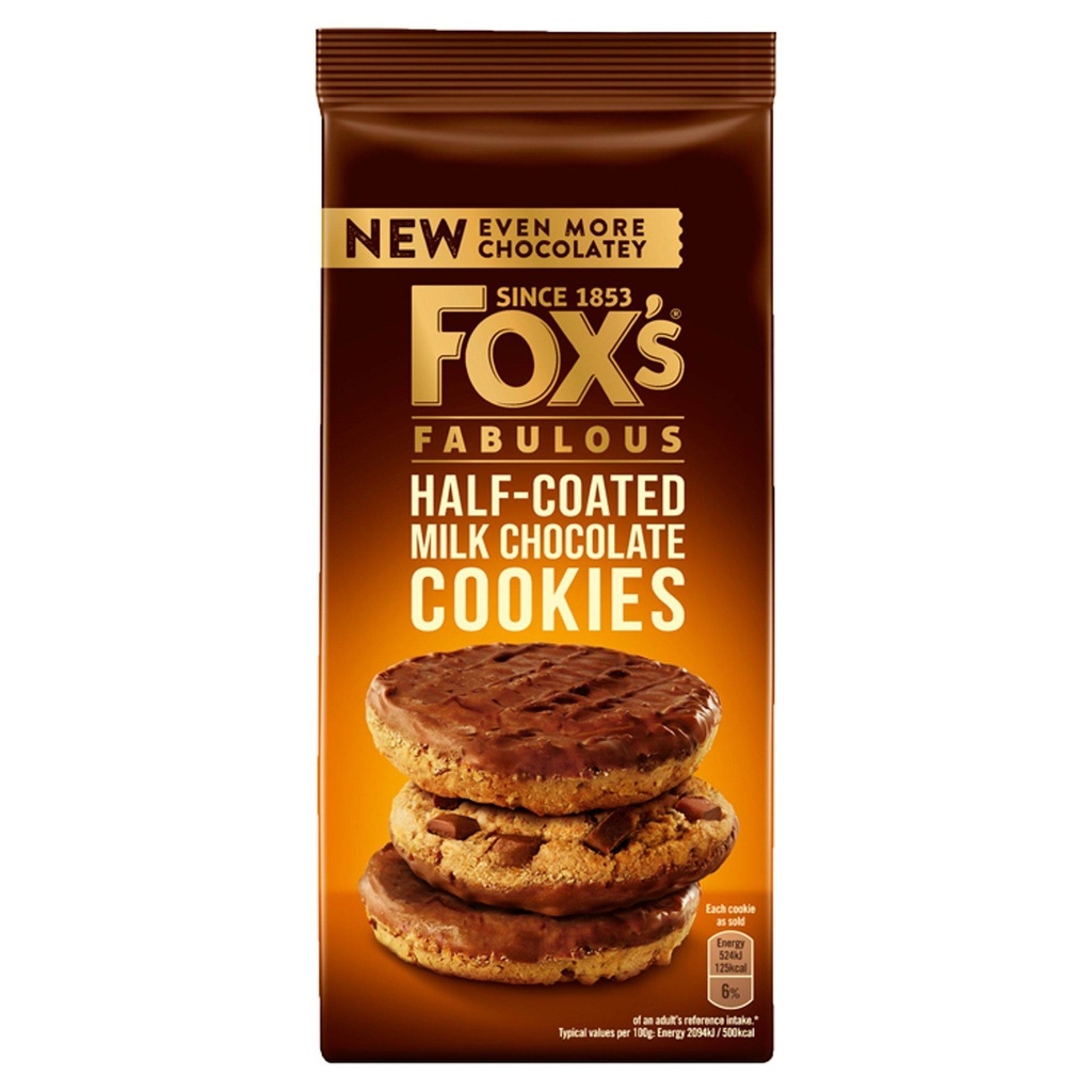 [702016] Foxs Half Coated Chunkie Cookie 175g