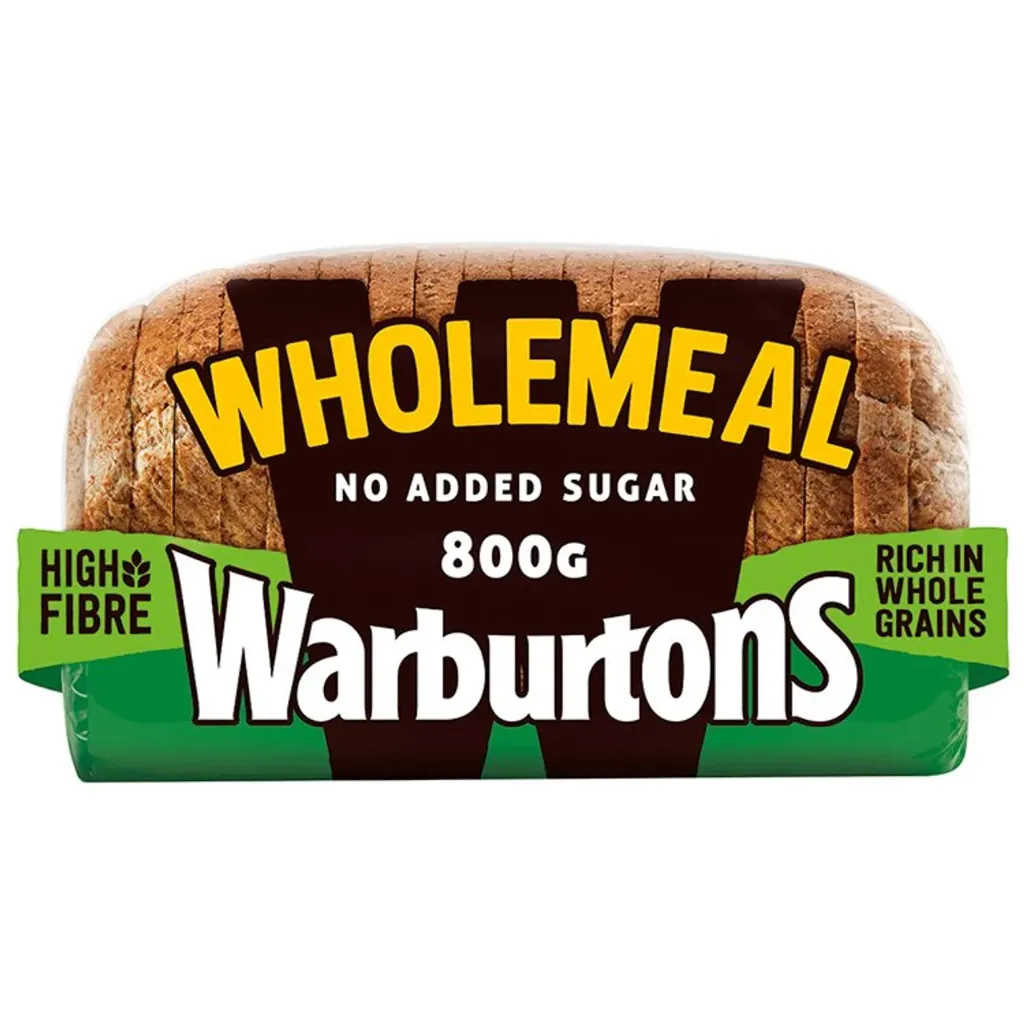 Warburtons Wholemeal Bread 800g
