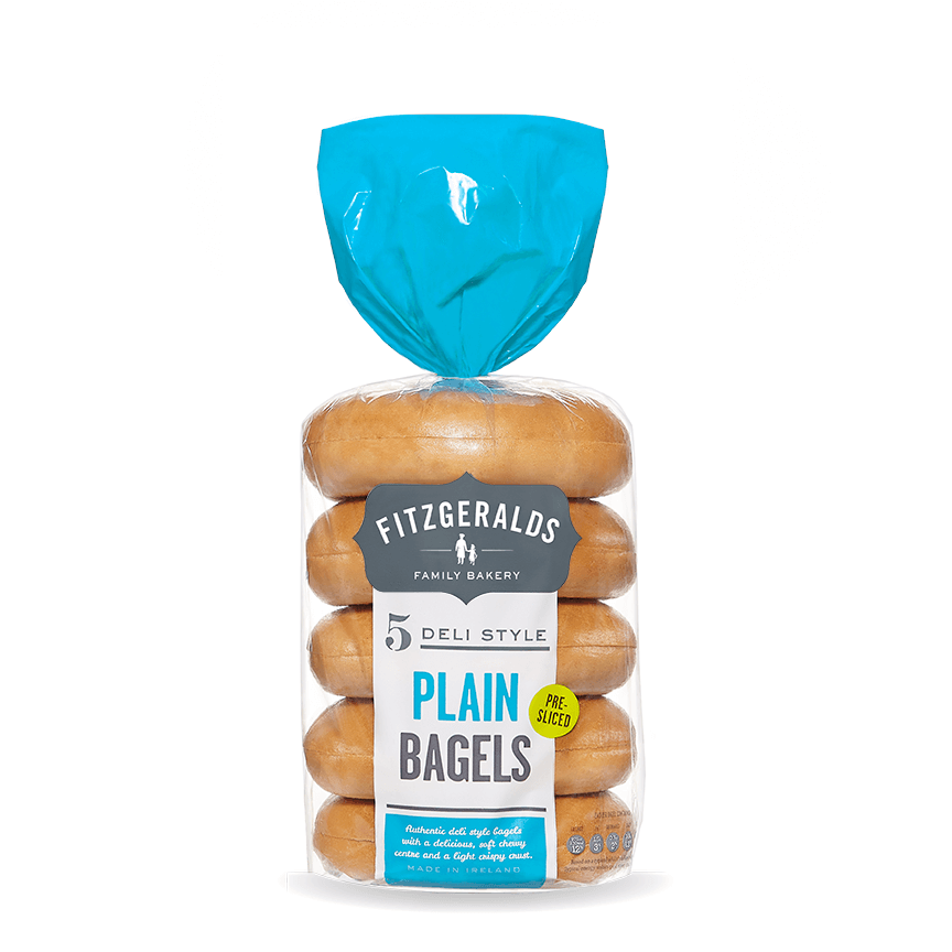 Fitzgerald Plain Bagels 5pk