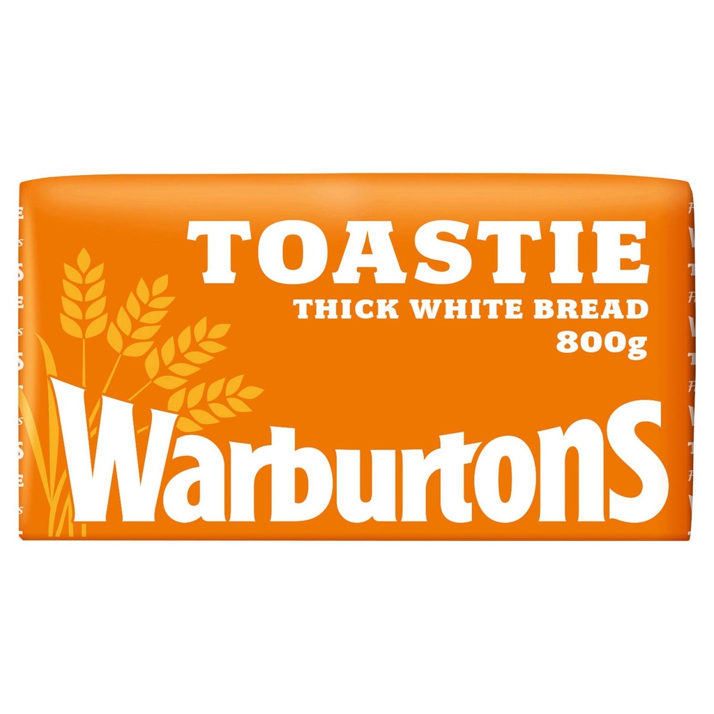 Warburtons Toastie Bread 800g