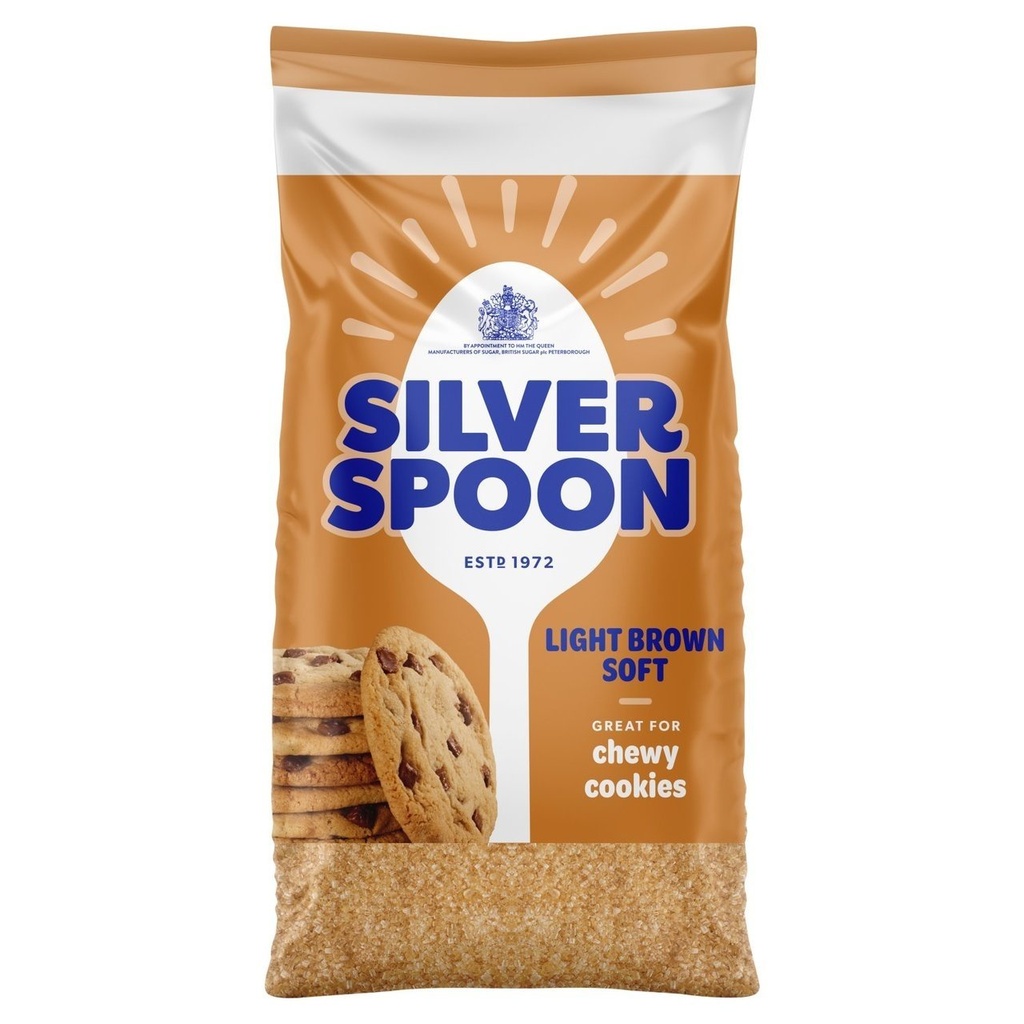 [628495] Silver Spoon Light Brown Soft Sugar 500g