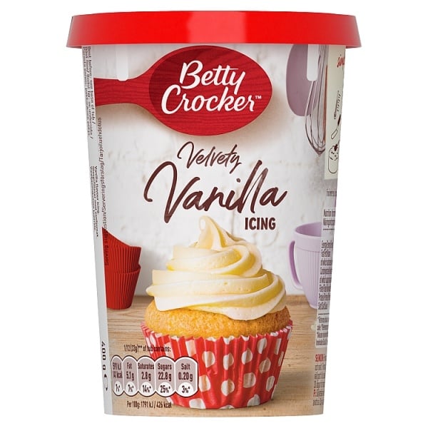 [118972] Betty Crocker Vanilla Butter Cream Icing 400g