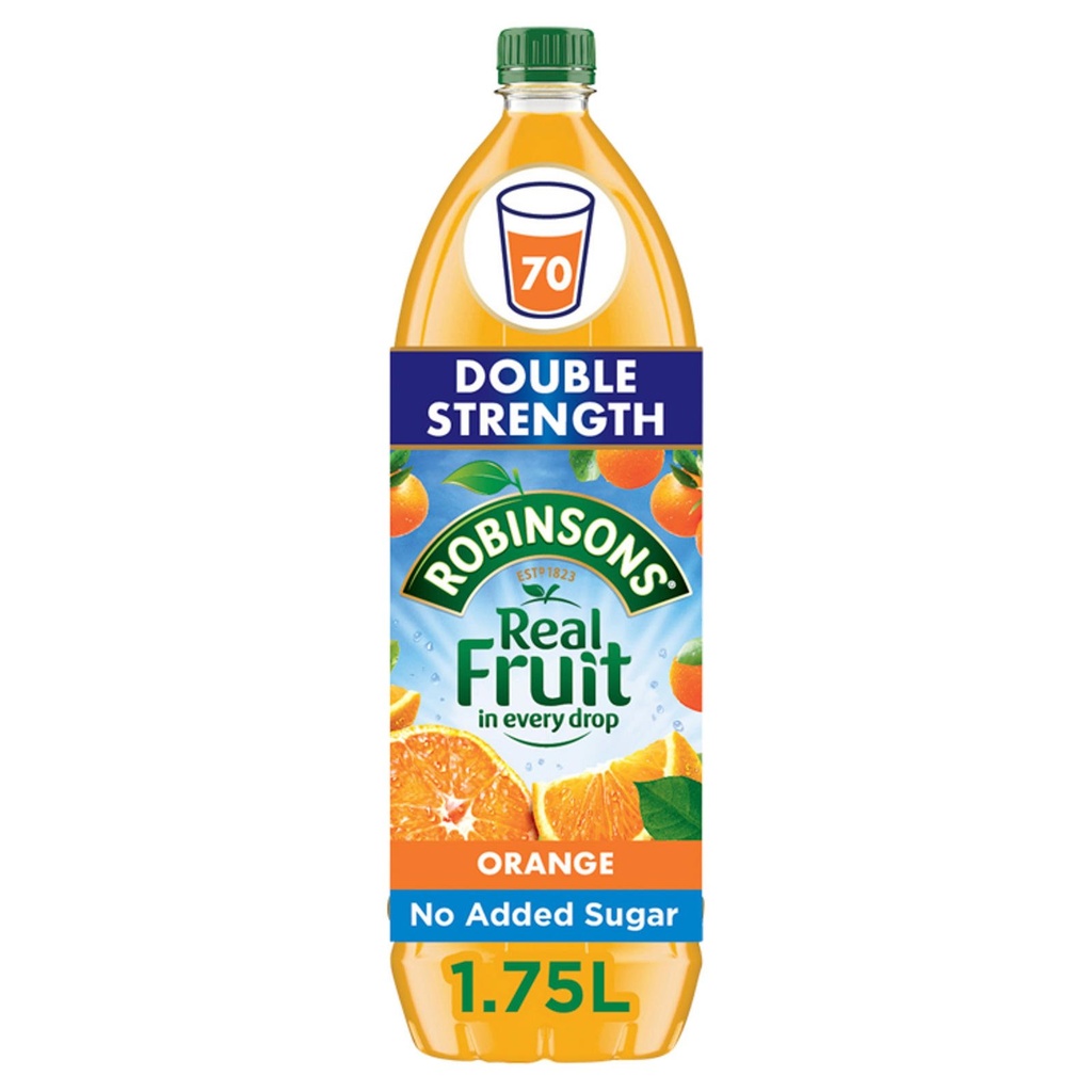 Robinsons Double Concentrate Orange Fruit Squash 1.75L
