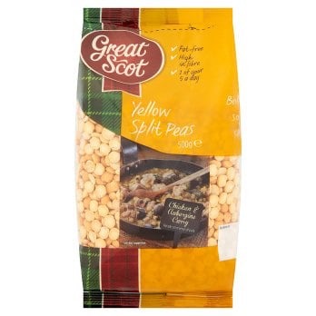 [114890] Great Scot Yellow Split Peas 500g