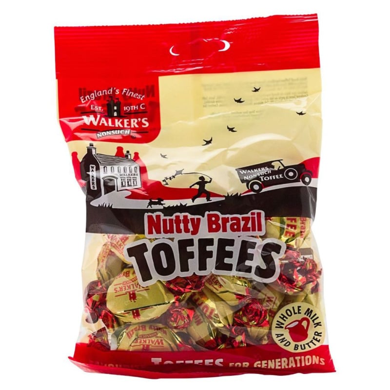 Walkers Nutty Brazil Toffee 150g