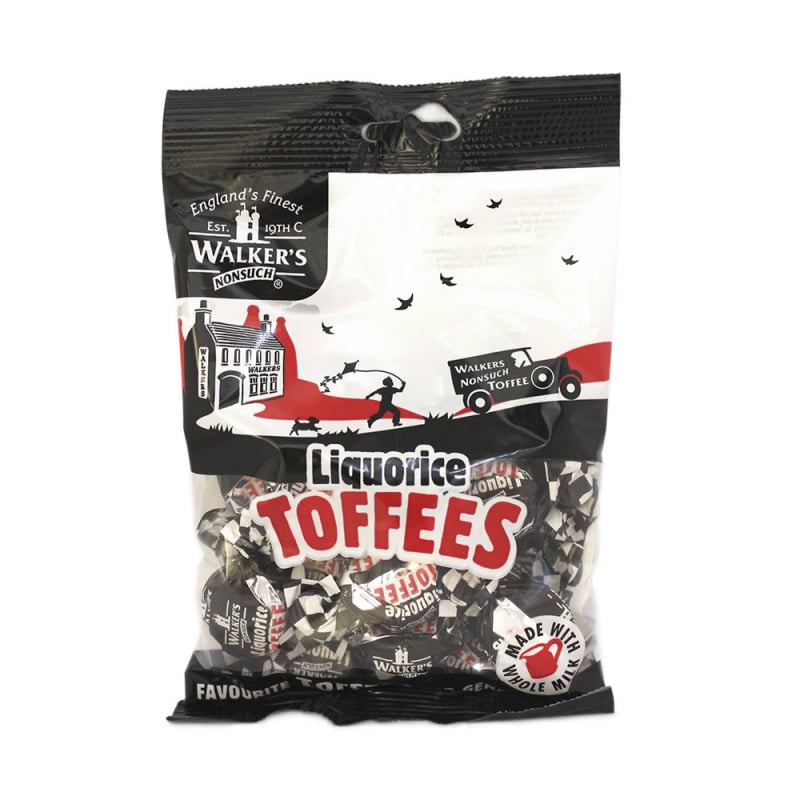 Walkers Liquorice Toffees 150g