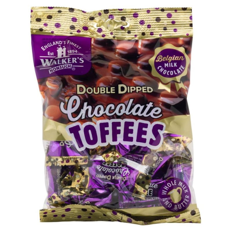 Walkers Double Dipped Chocolate Toffee 135g