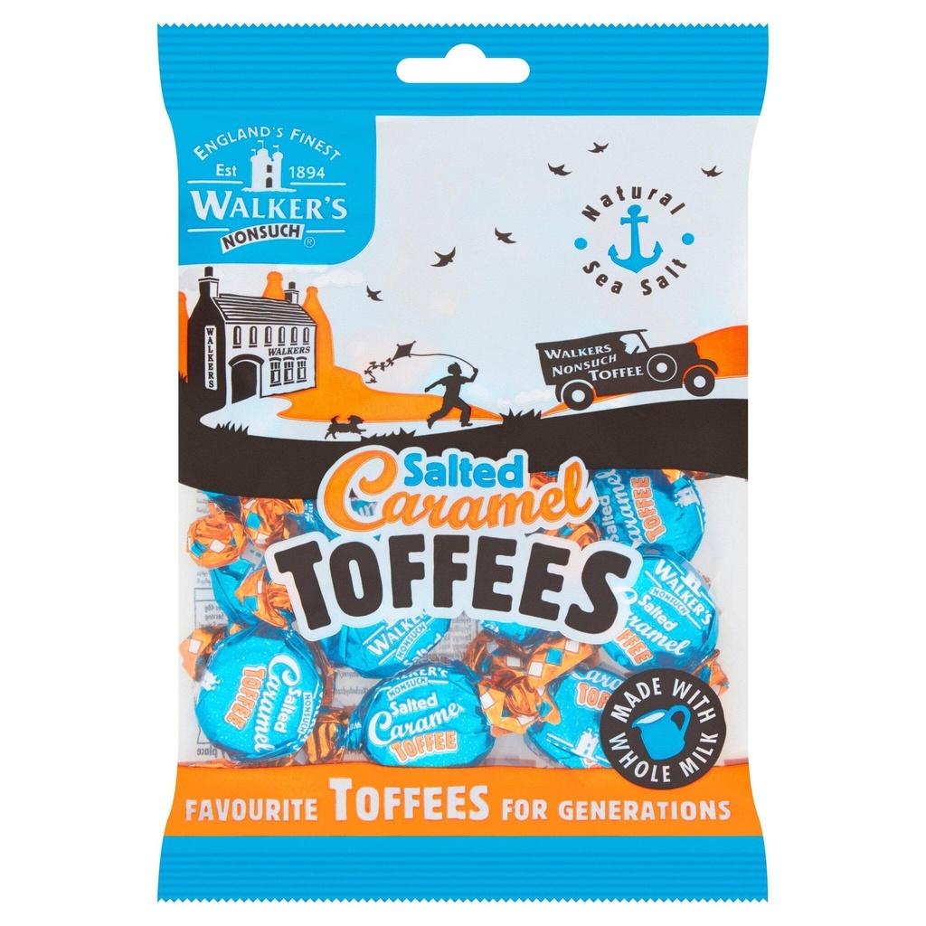 Walkers Salted Caramel Toffees 150g